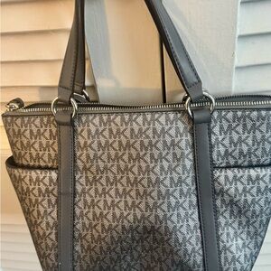 Michael Kors Monogram Gray Tote Bag